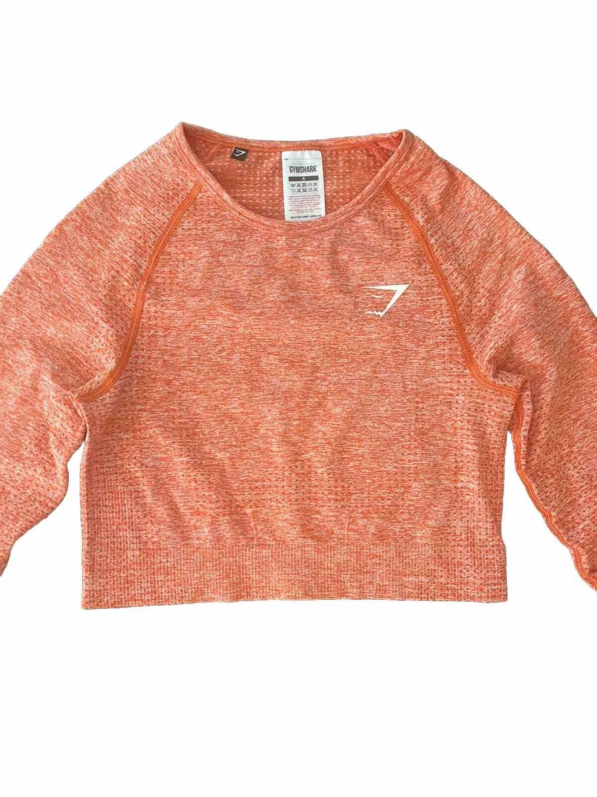 gymshark vital seamless long sleeve crop shirt