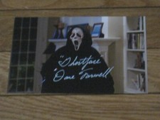 DANE FARWELL Signed 4x6 Photo GHOSTFACE SCREAM MOVIE AUTOGRAPH 1