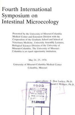 Fourth International Symposium on Intestinal Microecology