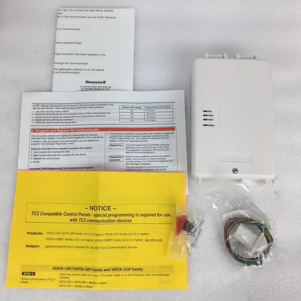 New! HONEYWELL SECURITY GSMX4G GSM CELL COMMUNICATOR W/2 Way Voice For Vista - Image 2 of 4