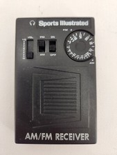 Working Sports Illustrated AM/FM Portable Radio Receiver MX-9