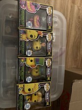 Funko Pop Alice in Wonderland Black Light Set of 4 Funko Shop Exclsuive In Hand