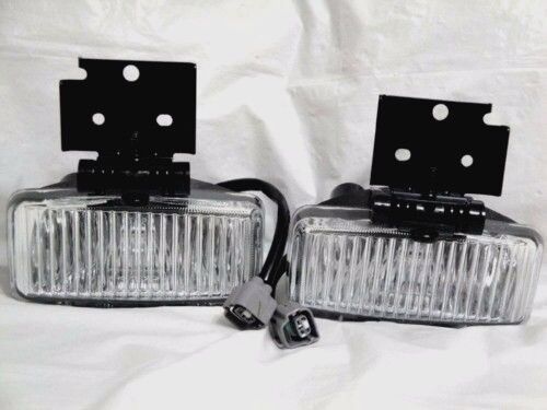 Glass Driving Fog Light Lamps w/Bulbs One Pair Fit 1997 1998 Grand Cherokee - Picture 1 of 2