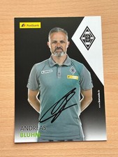 Andreas Bluhm Borussia M&ouml;nchengladbach Autogrammkarte original signiert #S8834