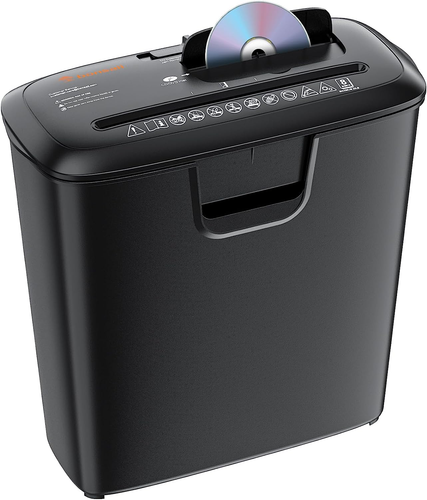 Paper Shredder for Home Use, 8-Sheet StripCut Home Office Shredder, CD/Credit - Picture 8 of 12