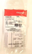 KS5EA-88 Ortronics Legrand Cat5e Keystone Jack, 8-Position, T568A/B - White