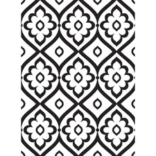 #352 Darice Embossing Folder Essentials TILE PATTERN   # 30032607
