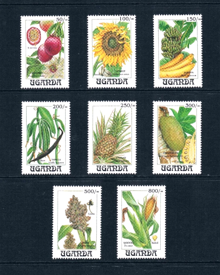 Скидка 1/3 $7,50 стоимость Scott - 1993 УГАНДА овощи африканская кукуруза CV MNH NH UMM - Изображение 3 из 4