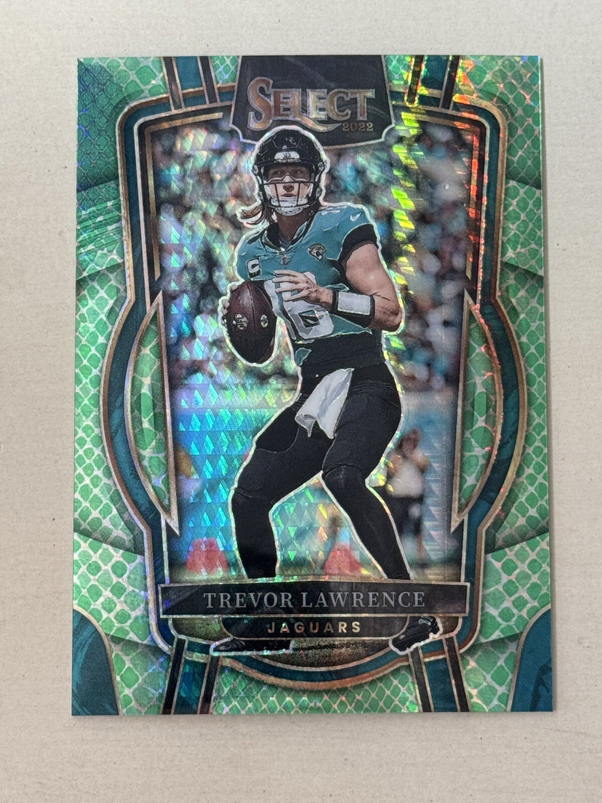 2022 Panini Select Trevor Lawrence Dragon Scale SP Club Level /89 #254