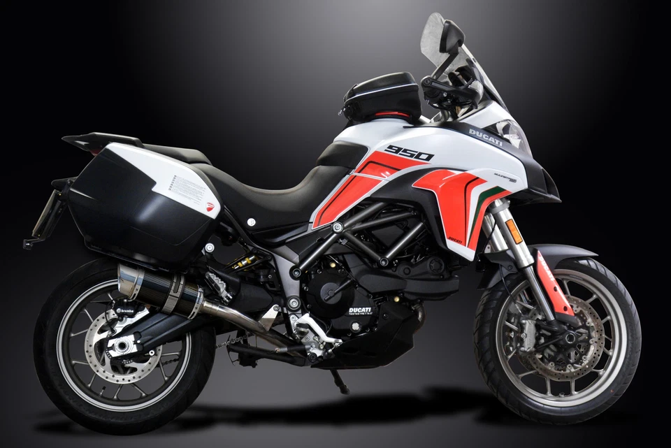 Ducati Multistrada 950 Delkevic 8" Carbon Round Muffler Exhaust Slip On 17-21 - Image 4 of 4