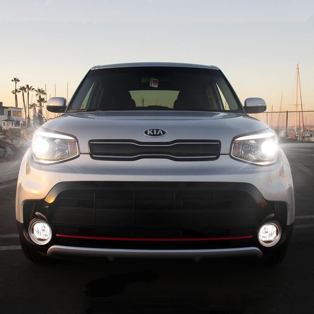 For Kia Soul 20142020 White LED Headlight Kit H13 High Low Beam + H11