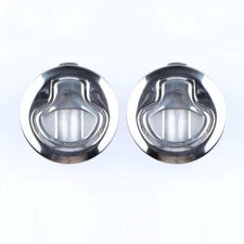 2Pcs Stainless Steel Flush Pull Latch Lift Ring Handle Flush Boat Hatch Locker