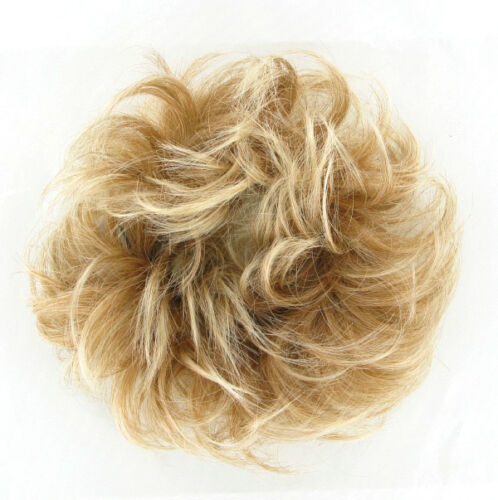 chouchou chignon cheveux blond clair cuivré méché blond clair ref: 17 en 27t613 - Picture 1 of 2