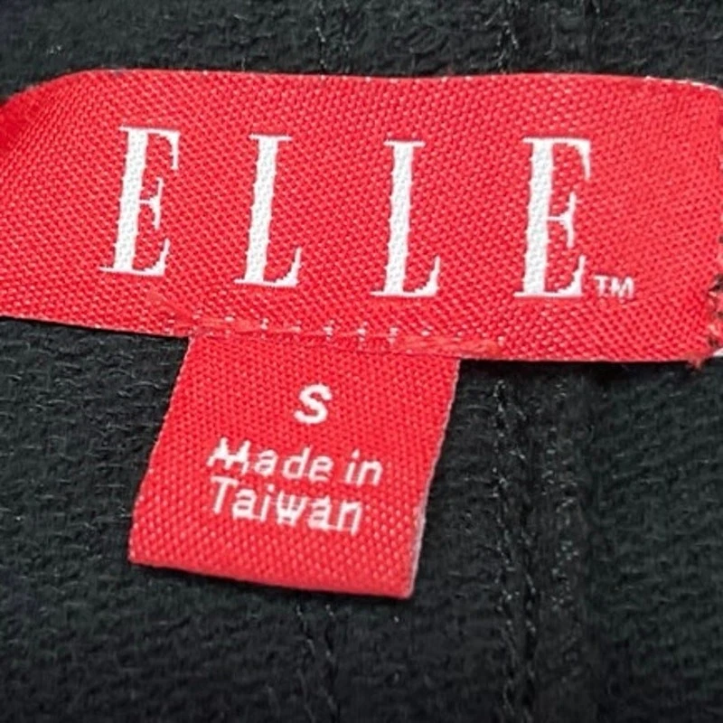 Elle женщин черный джинсовой ткани молнии укороченный Rider Moto Jean пальто куртка размер S - Изображение 3 из 4