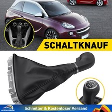 6 GANG SCHALTKNAUF SCHALTHEBEL SCHALTKNOPF SCHALTSACK KNAUF für OPEL CORSA D E