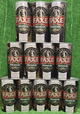(3,04 /L) 12x Faxe Premium Lager Bier 1L Dose inkl.3 Pfand (12x1 Liter)