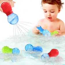3Pack Bath Toys for Toddlers 1-3 - Sensory Squeezing Water Bathtub Toys for K...