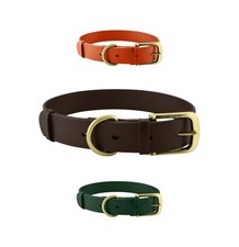 Classic Heavy Duty Dog Collar Waterproof Odor Proof Metal Hardware 1 PCS