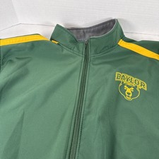 Baylor Bears Men X-Large Embroidered Full Zip Soft Shell Fleeced Lined Jacket