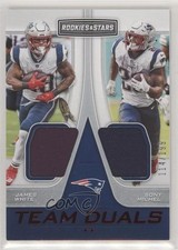2019 Panini Rookies & Stars Team Duals /199 James White Sony Michel #TD-JS uk2