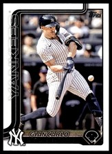 Giancarlo Stanton 2025 Topps #262 New York Yankees FREE SHIPPING AutographDen