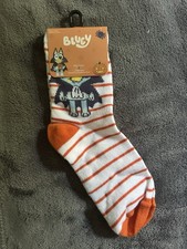 New Bluey Kids Halloween Socks Shoe Size 10-4 13