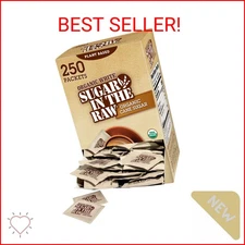 Sugar In The Raw Organic Granulated White Premium Cane Sugar, No Added Flavors o