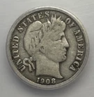 1908-S 10c Barber Dime ICG F12 ** M1601