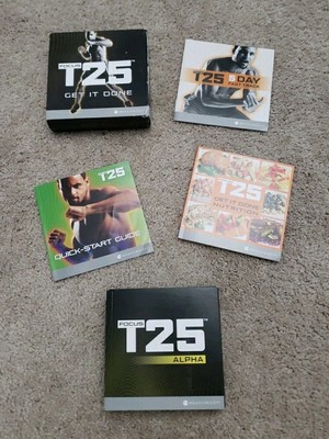 T25 Focus Alpha and Beta Beachbody Workout 9 Disc 2013 DVD Box Set