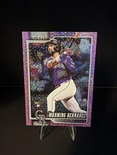 Topps Series 1 Celebration Warming Bernabel Colorado Rockies Pink Confetti 