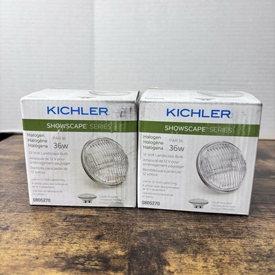 2x Kichler 36-Watt / 12-Volt PAR 36 Old Style Landscape Flood Light w/ G53 Base
