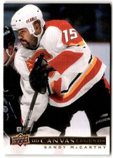 Sandy McCarthy 2020-21 SP Signature Edition Legends UD Canvas #C-99 Calgary