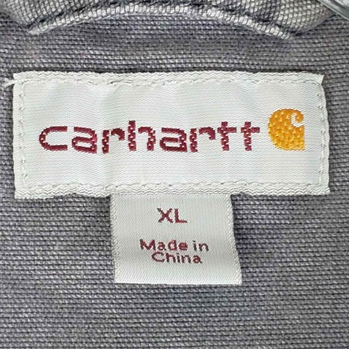 Chaqueta forrada con manta de lona Carhartt Rigby para hombre talla XL gris a presión - Imagen 11 de 14