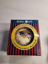 BABE RUTH 100TH Anniversary Commemorative SIGNATURE BASEBALL ORIGINAL BOX