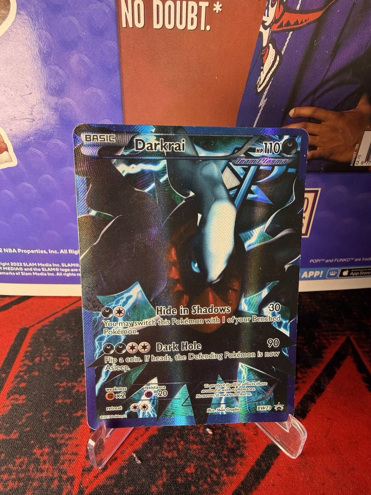 #2 Darkrai BW73 Team Plasma Black Star Promo 2013 Full Art Holo Pokémon Card TCG