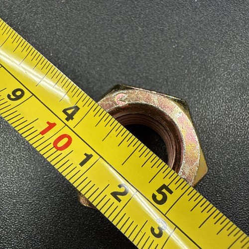 Dadi esagonali rifiniti 3/4"-10 grado 8 acciaio zincato giallo quantità 10 - Foto 7 di 7