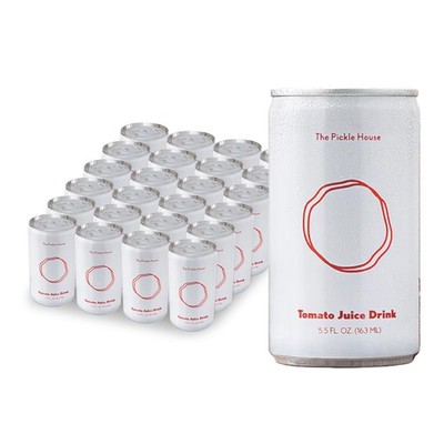 The Pickle House Tomato Juice - Umami Rich Blend of 5.5 Fl Oz (Pack 24) 