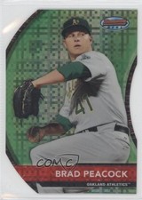 2012 Bowman Bowman's Best Die-Cut X-Fractor 22/25 Brad Peacock #BB10 0j6
