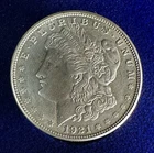 Rare Beautiful 1921-S U.S. Morgan Dollar KM 110