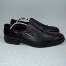 Allen Edmonds Bucktown Loafers Men  s Size 12D Black Leather Dress Slip On Shoes