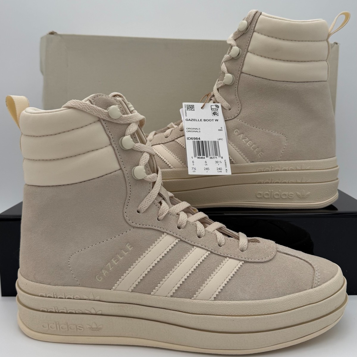 Adidas Women Originals Gazelle Boot Sneakers Platform Shoes ID6984
