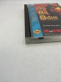 Mad Dog McCree (Sega CD, 1993) COMPLETE w/ Disc manual case