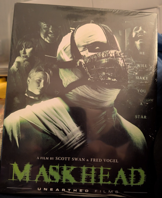 MASKHEAD 2009 Blu-ray Slipcover New Unearthed Films Fred Vogel