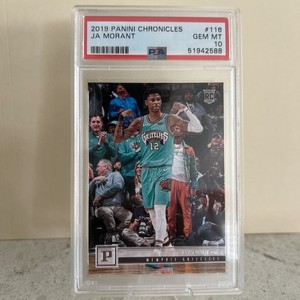 2019 panini Ja Morant Blue 99枚限定RC PSA10 2019 panini Ja Morant