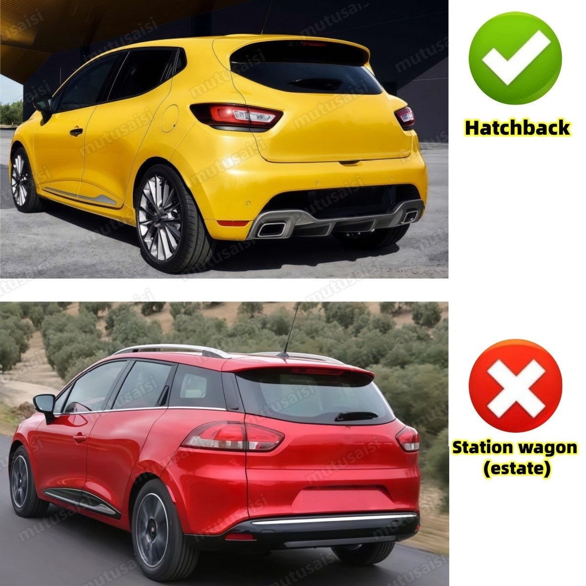 Aileron Clio 4 RS corrigez le design arrière avec ce spoiler haut - 2