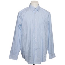 Canda, Hemd, Größe: 43, Finest Tailor, Blau/Weiß, Baumwolle, Herren #73d