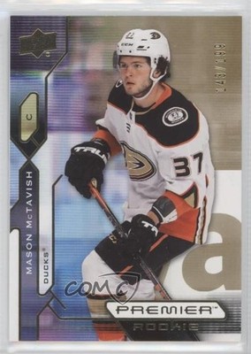 2021 Upper Deck Premier Rookies Gold 143/199 Mason McTavish #125 Rookie RC 0a7k