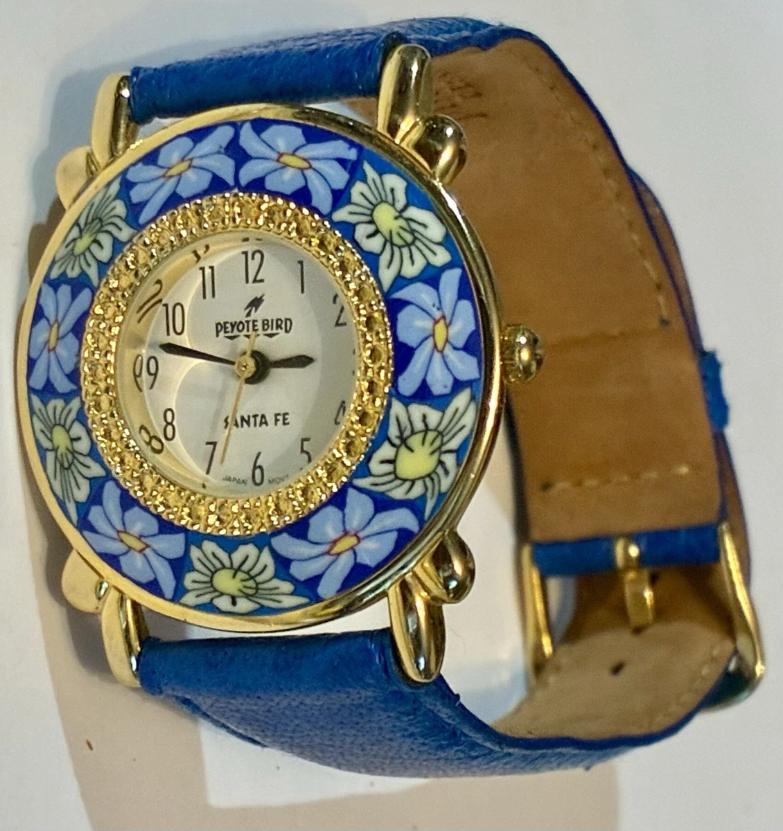 Peyote Bird Designs Santa Fe Womens Southwestern Green Leather Watch New Battery Peyote Bird Watch Santa Fe | eBay main image 3