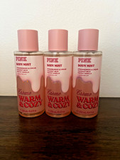 3 Victoria  s Secret Pink Body Mist Cr me Warm  Cozy 8.4 fl oz New