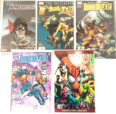 Thunderbolts Marvel Comic Lot  of 5 Issues (2001-2023)